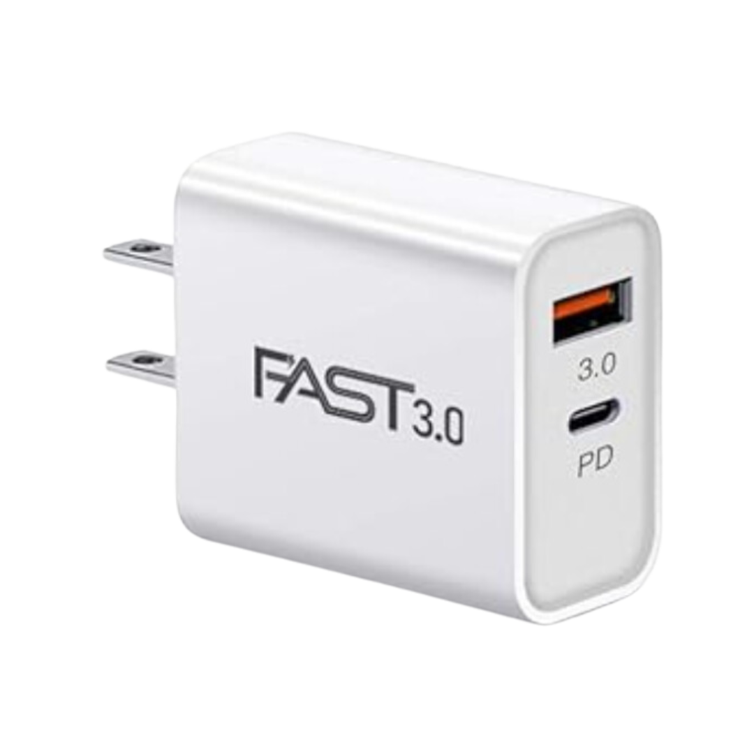 Cube USB-A and USB-C Wall Charger / 1ct