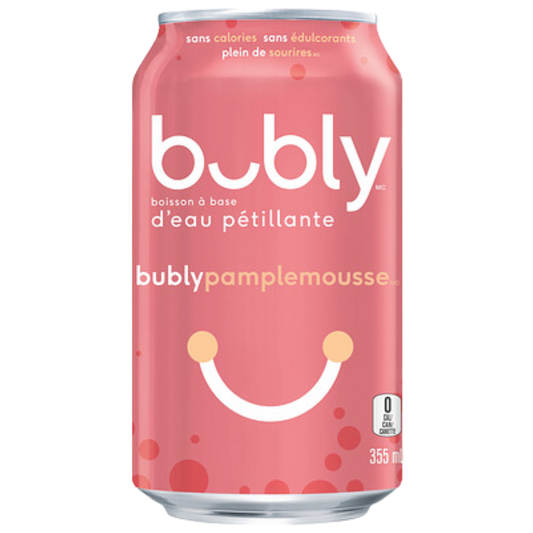 Bubly Sparkling Water Grapefruit / 355ml