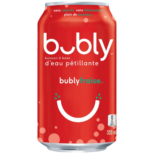 Bubly Sparkling Water Strawberry / 355ml