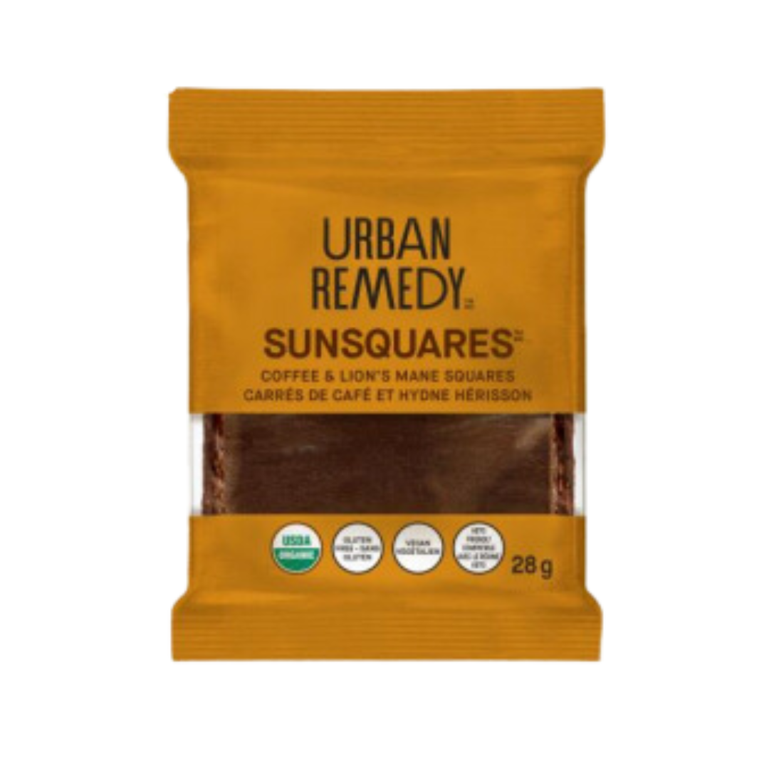 Urban Remedy Coffee Squares and Lion's Mane / 28g