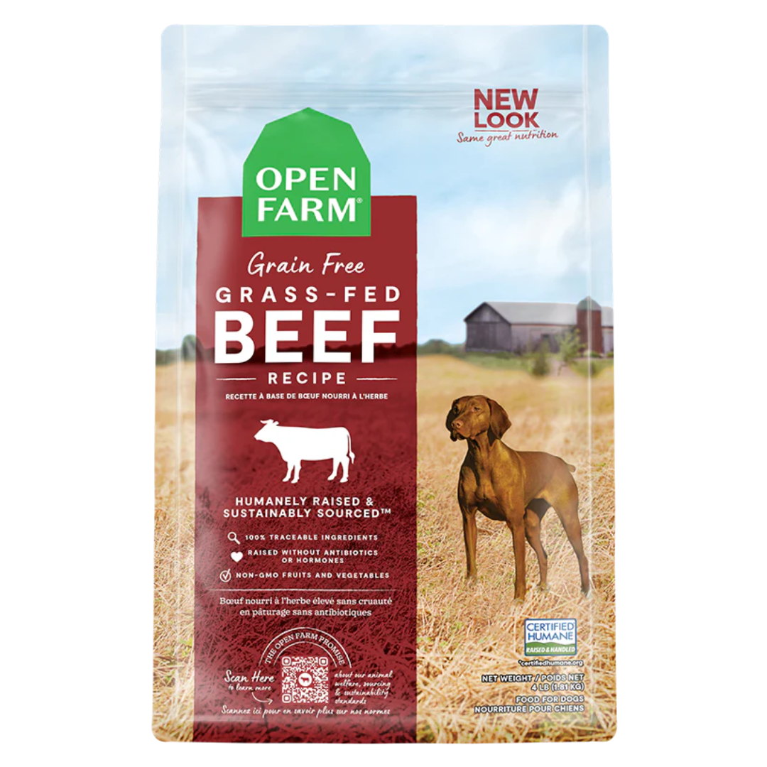 Open Farm Dog Food Grain Free Grass-Fed Beef / 4lb