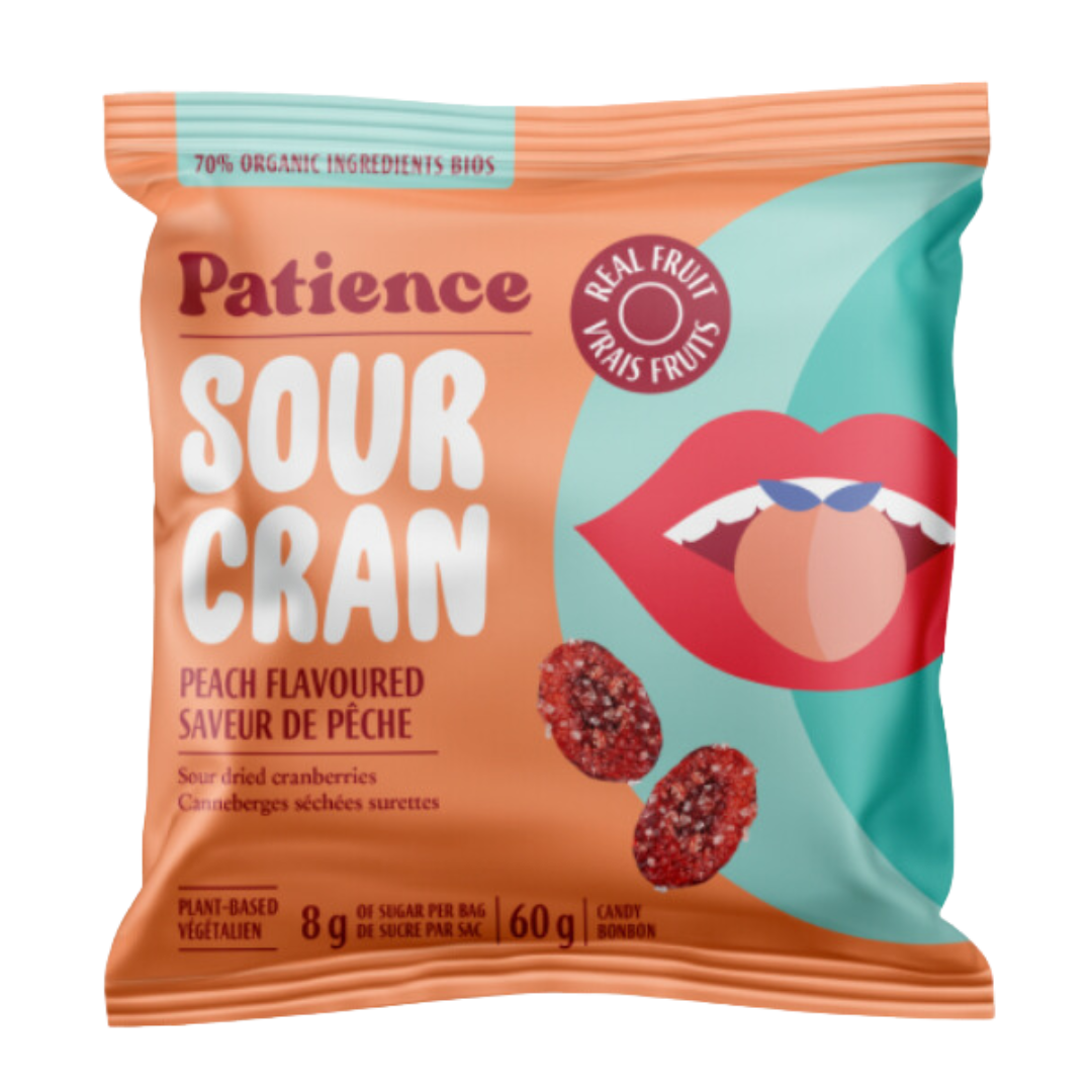Sourcran Sour Peach Flavored Candy / 60g