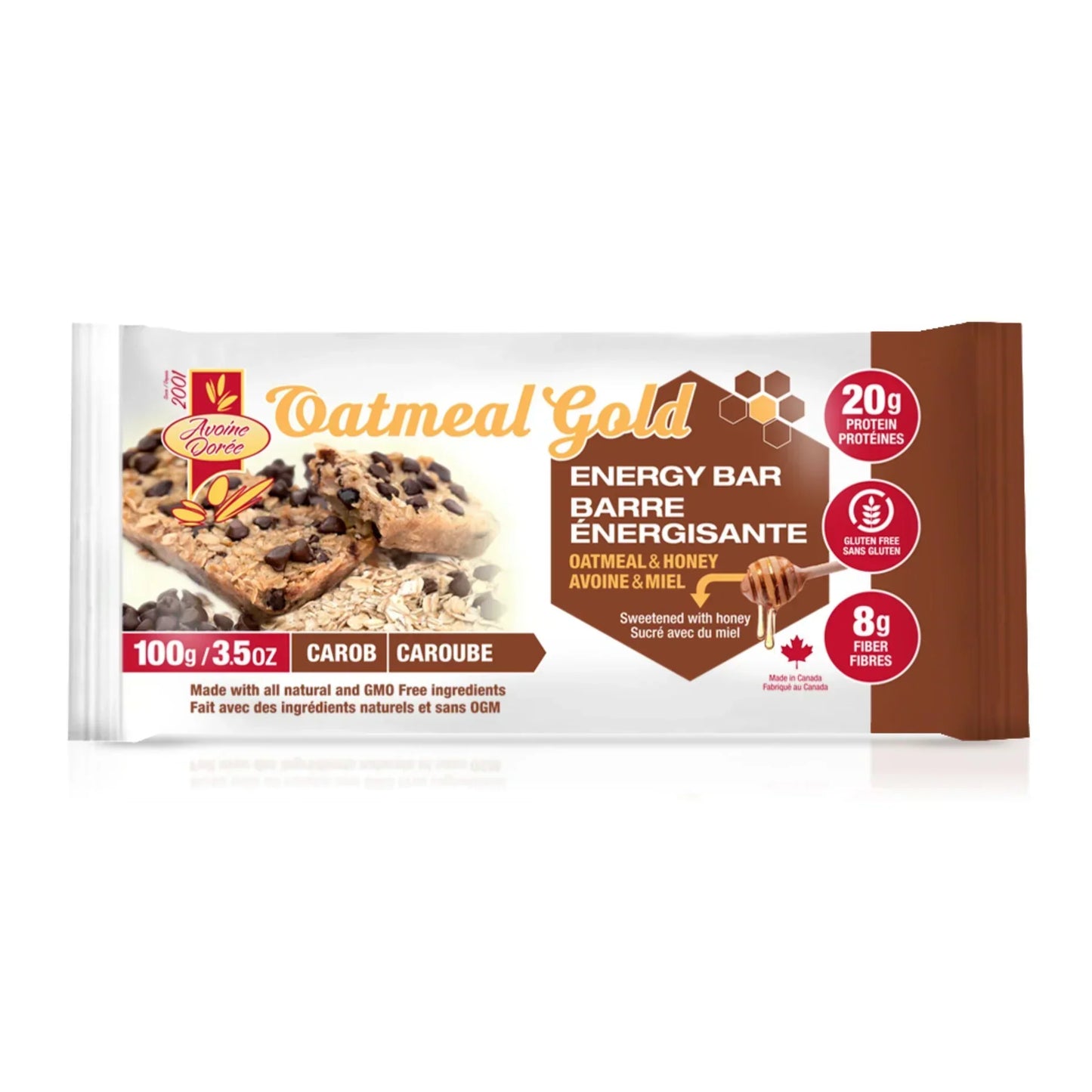 OatMeal Gold Chocolat Noir Amandes / 100g