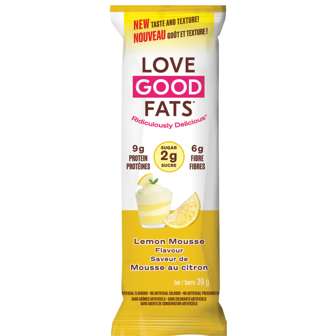 Love Good Fats Lemon Mousse Bar /39g