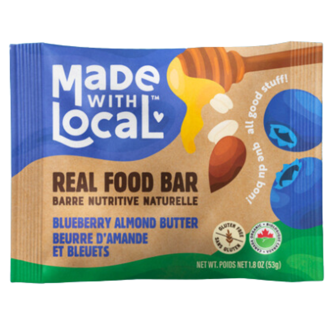 Made with Local Almond Butter and Blueberry Bar / 53g