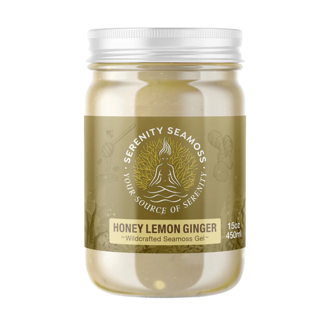 Serenity Seamoss Sea Moss Gel with Honey Lemon Ginger / 450ml
