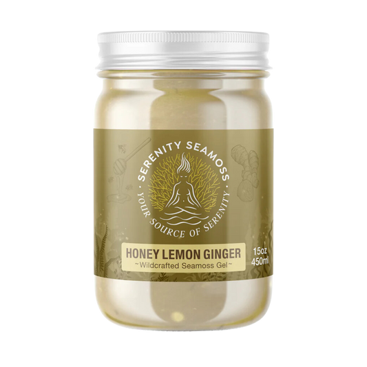 Serenity Seamoss Sea Moss Gel with Honey Lemon Ginger / 450ml