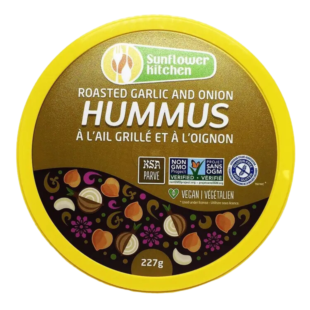 Sunflower Kitchen Roasted Garlic & Onion Hummus / 227g