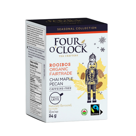 Four O'Clock Winter Maple Chai Herbal Tea / 15pk
