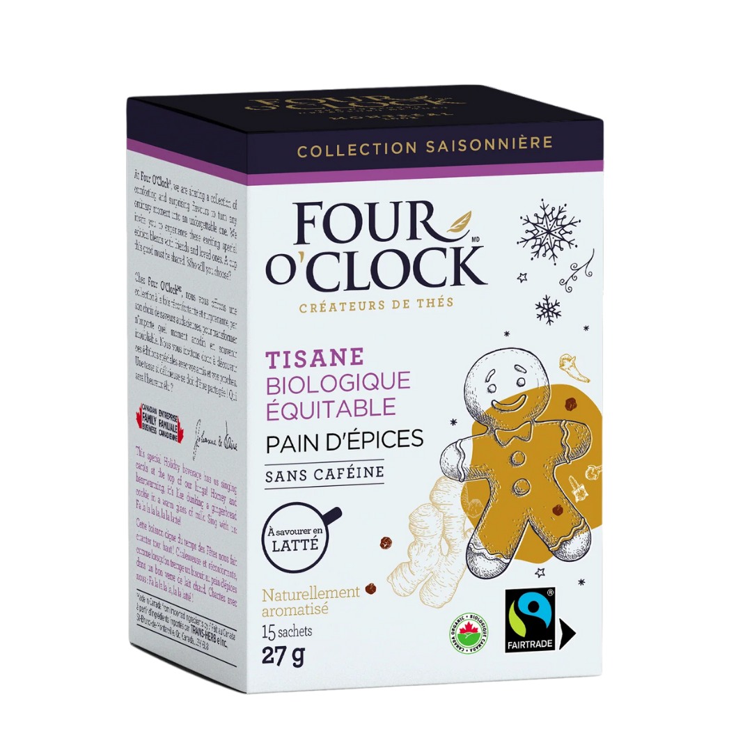 Four O'Clock Winter Gingerbread Herbal Tea / 15pk