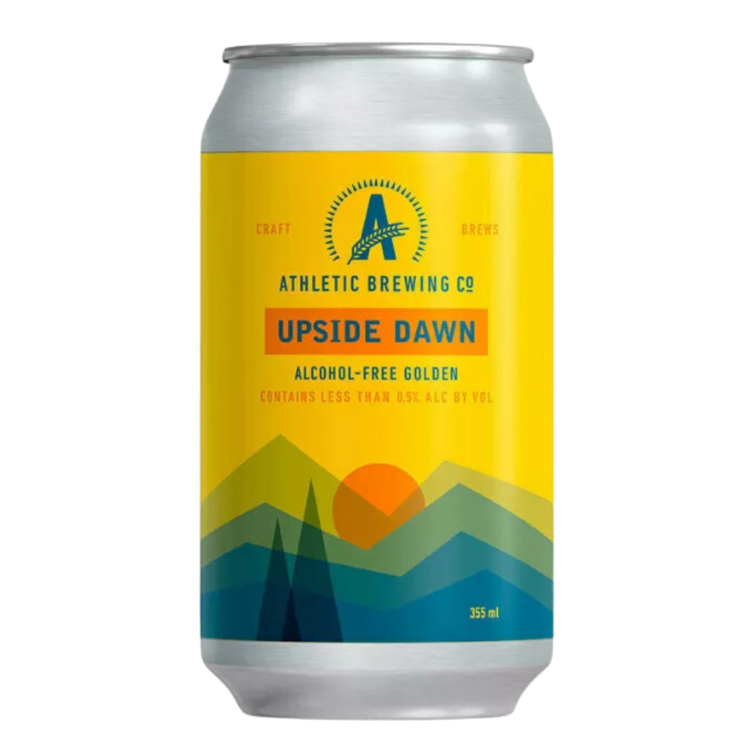 Athletic Brewing Upside Dawn Golden Alcohol Free Beer / 355ml