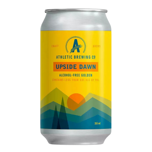 Athletic Brewing Upside Dawn Golden Alcohol Free Beer / 355ml