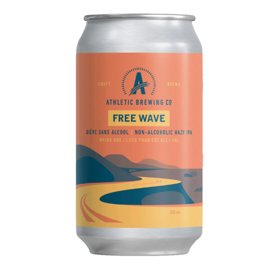 Athletic Brewing Free Wave Hazy IPA Alcohol-Free Beer / 355ml