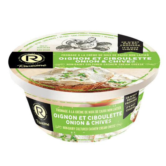 Rawesome Cashew Cream Cheese Onion Chives / 227g