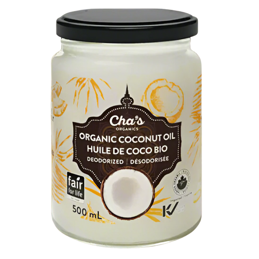 Cha's Organics Deodorized Coconut Oil / 500ml
