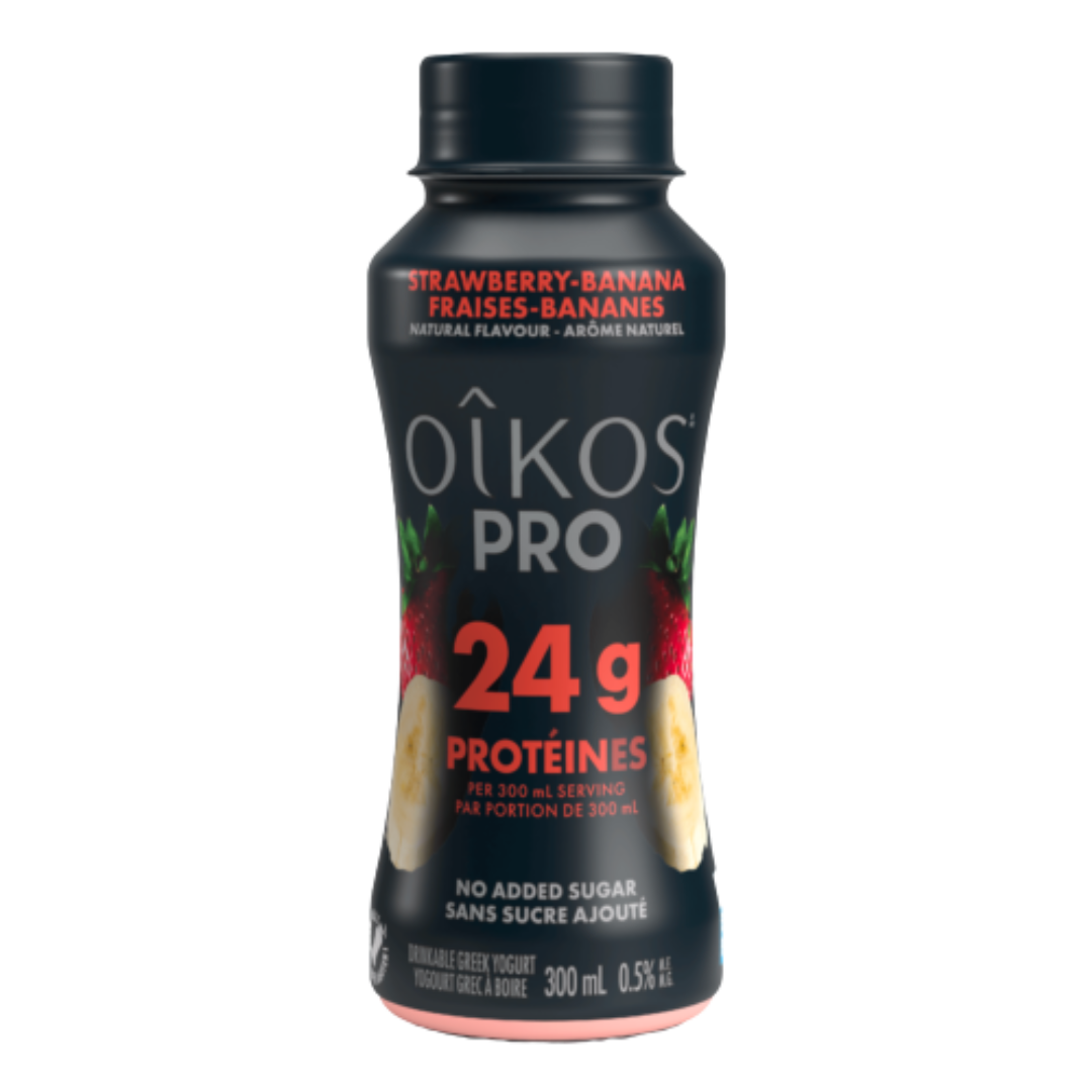 Oikos Pro Strawberries Bananas / 300ml