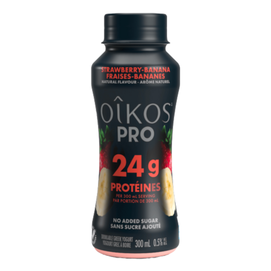 Oikos Pro Strawberries Bananas / 300ml