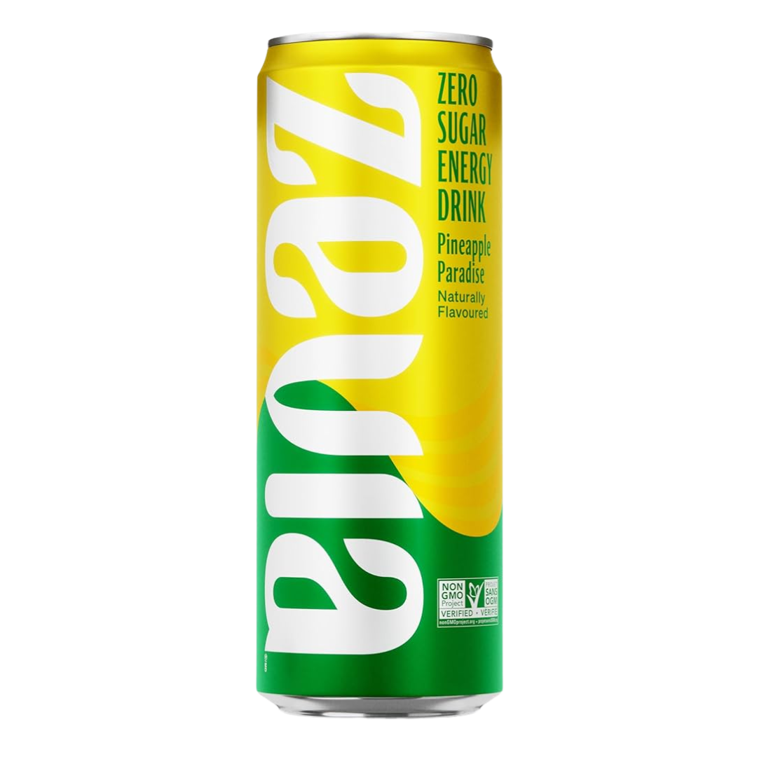 Zevia Pineapple Energy Drink / 355ml