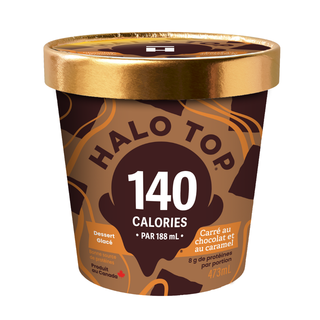 Halo Top Chocolate Caramel Brownie Ice Cream / 473ml