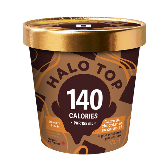 Halo Top Chocolate Caramel Brownie Ice Cream / 473ml
