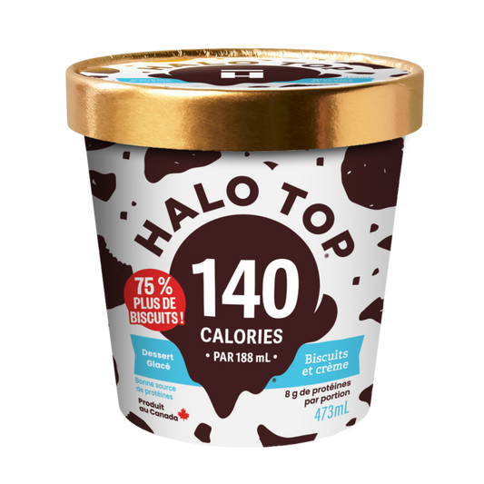 Halo Top Cookies and Cream Ice Cream / 473ml