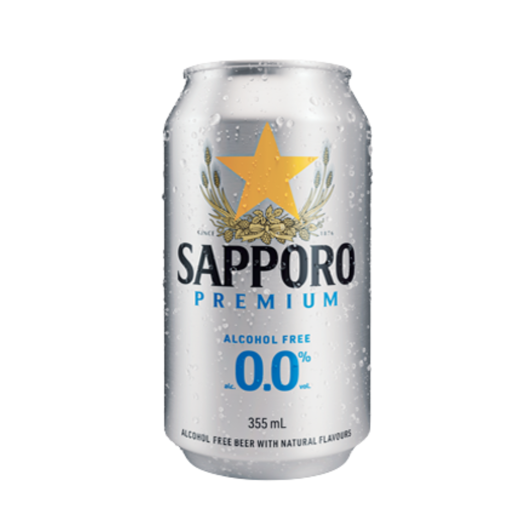 Sapporo Alcohol-Free Beer 0% / 355ml