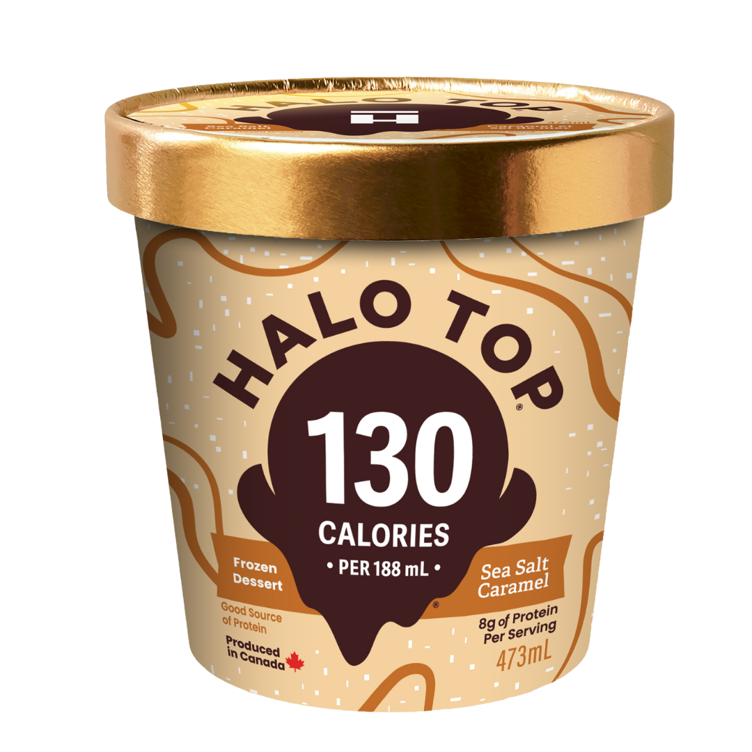 Halo Top Salted Caramel Ice Cream / 473 ml