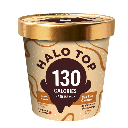 Halo Top Salted Caramel Ice Cream / 473 ml