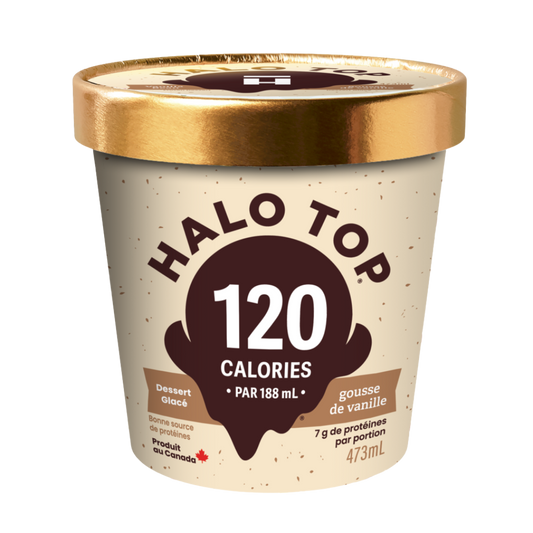 Halo Top Vanilla Bean Ice Cream / 473 ml