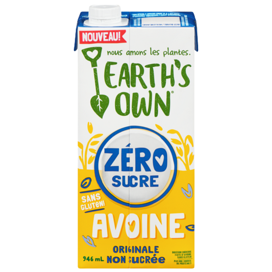 Earth's Own Zero Sugar Oat Milk / 946 ml