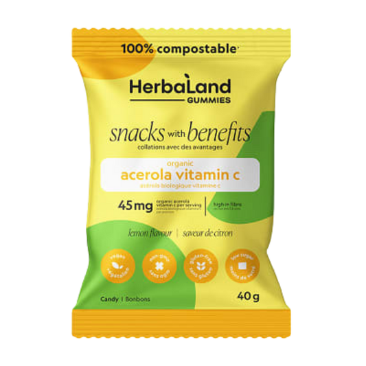Herbaland Acerola Vitamin C Lemon Gummies / 40g