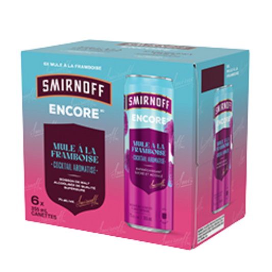Smirnoff Encore Raspberry Mule / 6x355ml