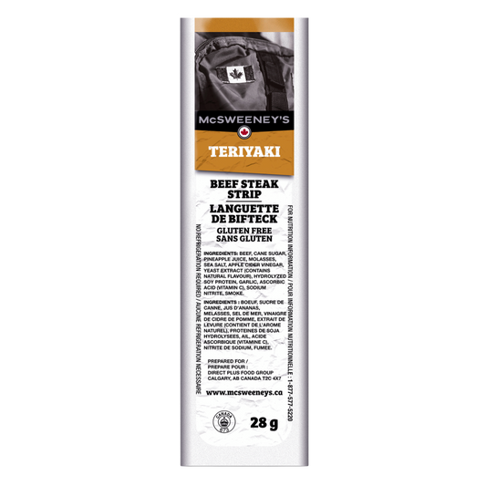 McSweeney's Teriyaki Steak Strips / 28g