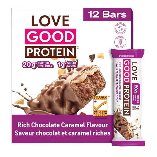 Love Good Protein Bars Rich Chocolate Caramel / 4-pack