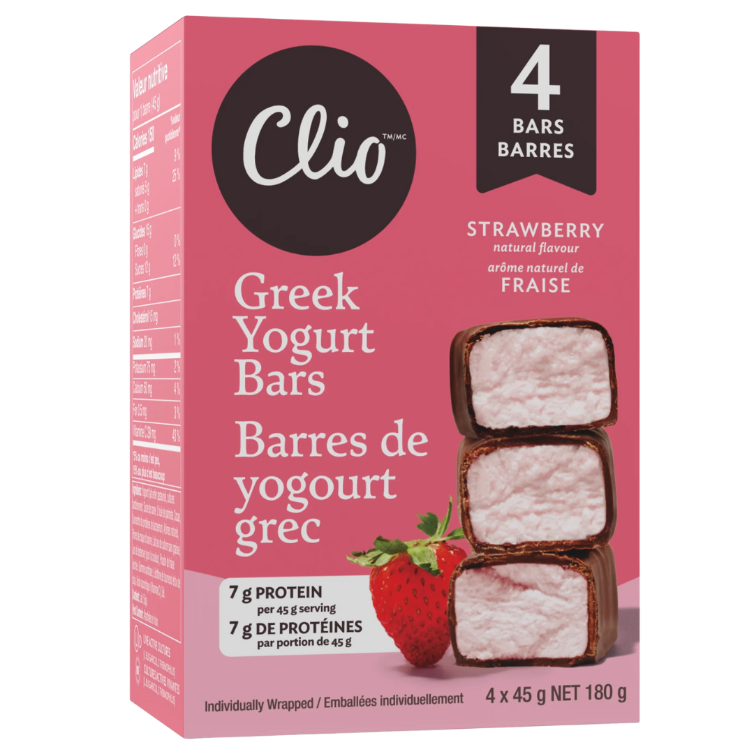 Clio Strawberry Greek Yogurt Bars / 4x45g