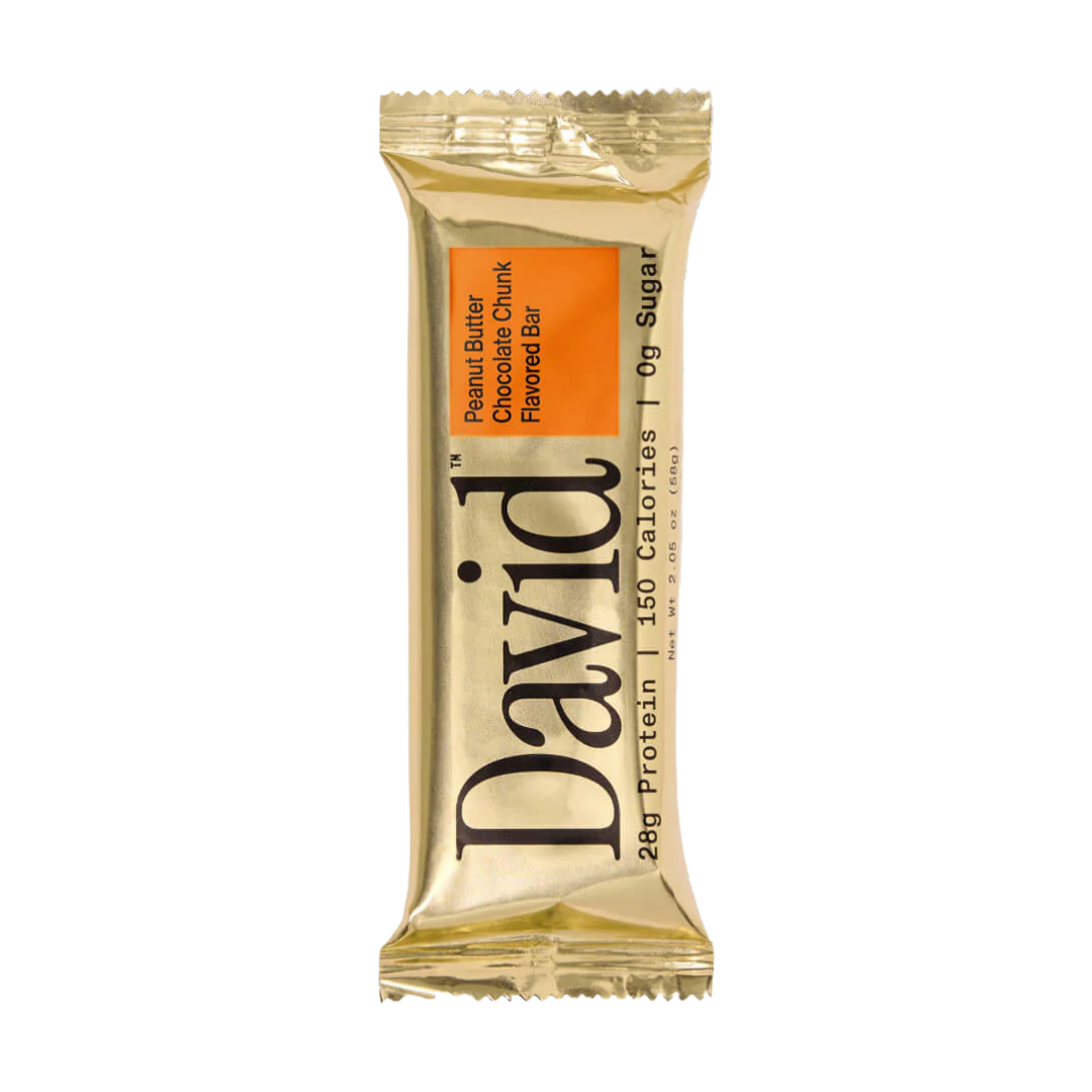 David's Peanut Butter Chocolate Chunk Bar / 62g