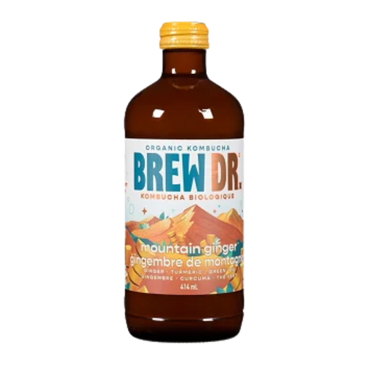 Brew Dr Mountain Ginger Kombucha / 414ml