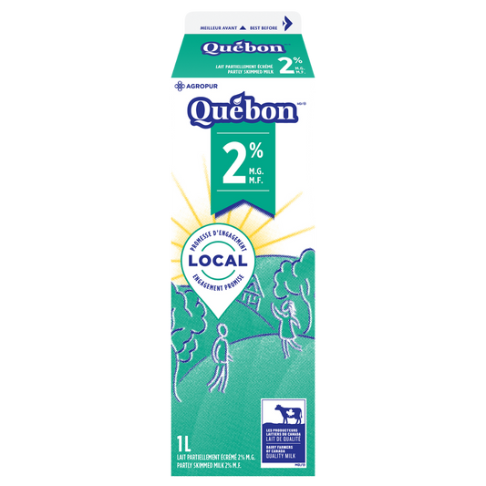 Quebon Milk 2% / 1L