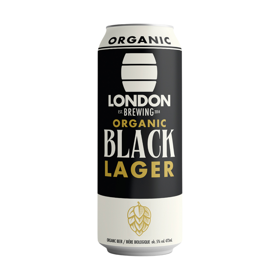 London Brewing Organic Black Lager / 473ml