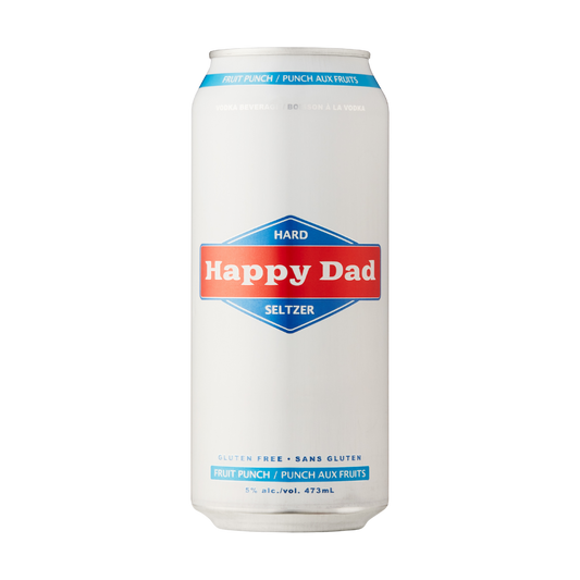 Happy Dad Hard Seltzer Fruit Punch / 473ml