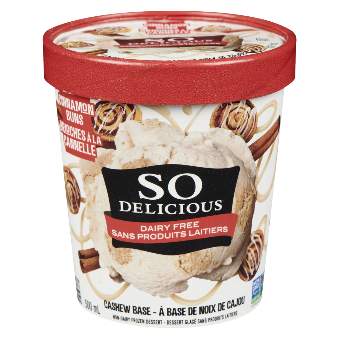 So Delicious Cinnamon Cookie Dough Ice Cream / 500ml