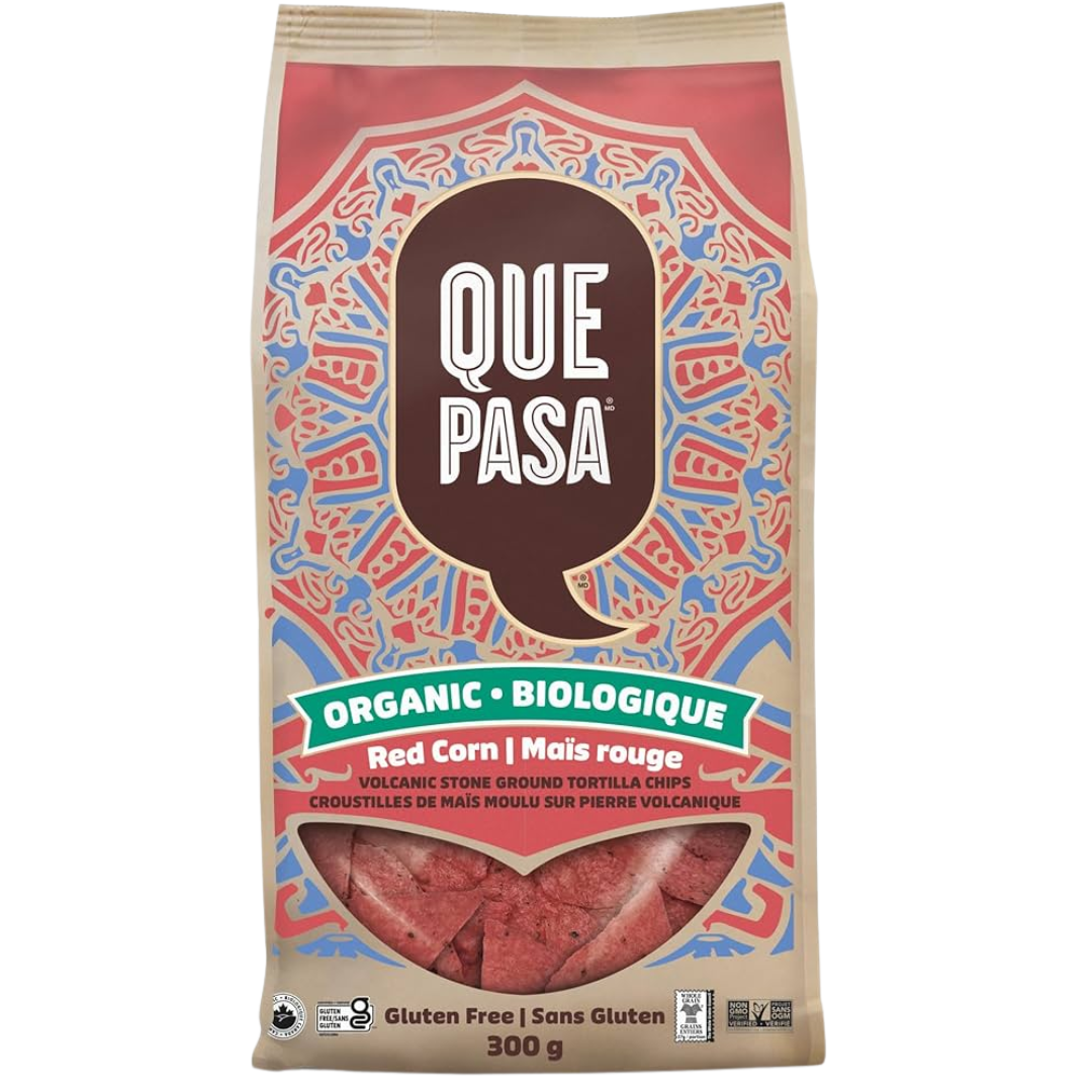 Que Pasa Red Corn Tortilla Chips / 300g