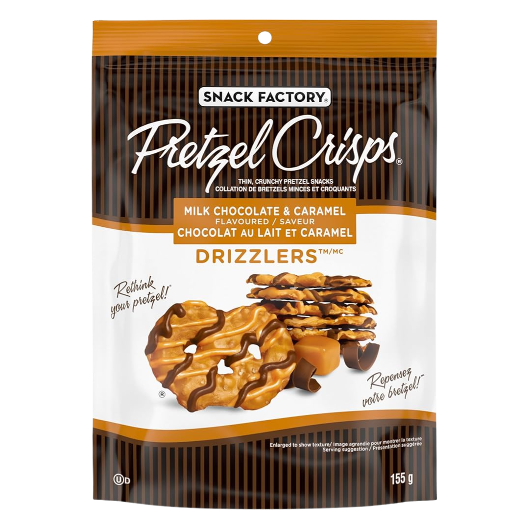 Snack Factory Chocolate & Caramel Pretzel Crisps / 155g