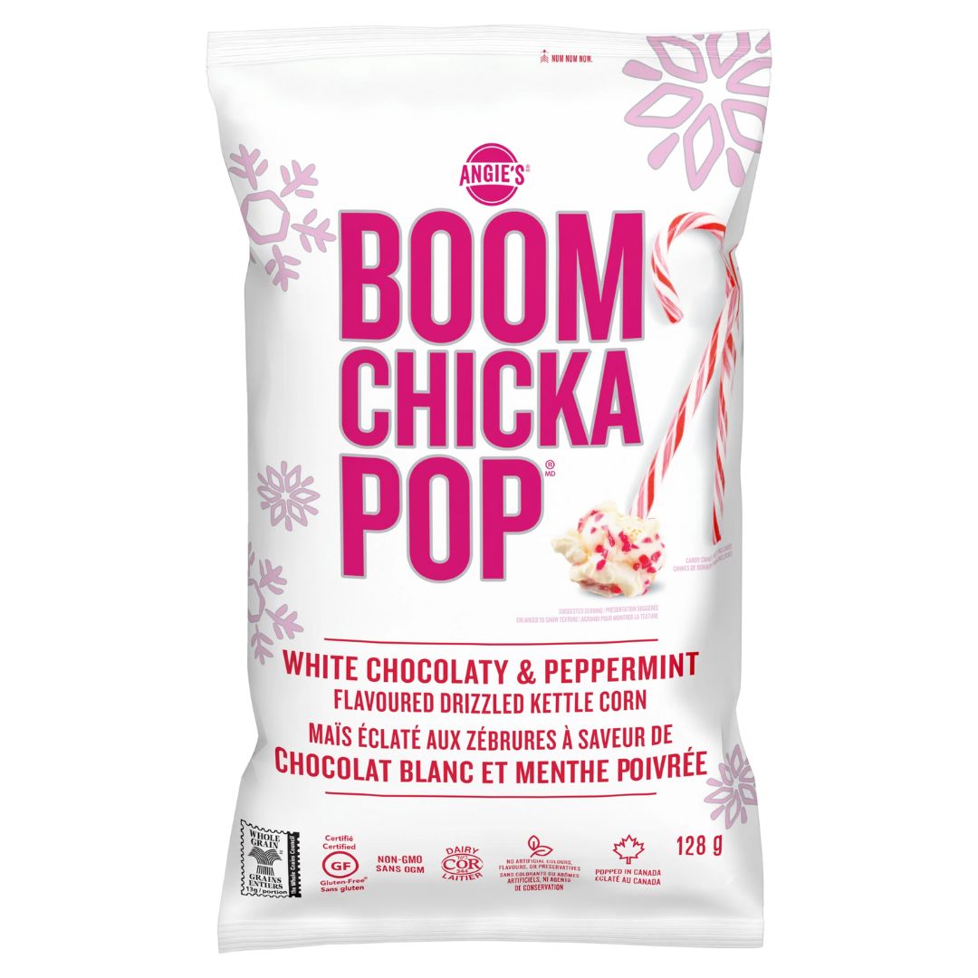 Angie's Artisan White Chocolate Peppermint Popcorn / 128g