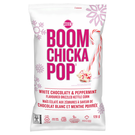 Angie's Artisan White Chocolate Peppermint Popcorn / 128g