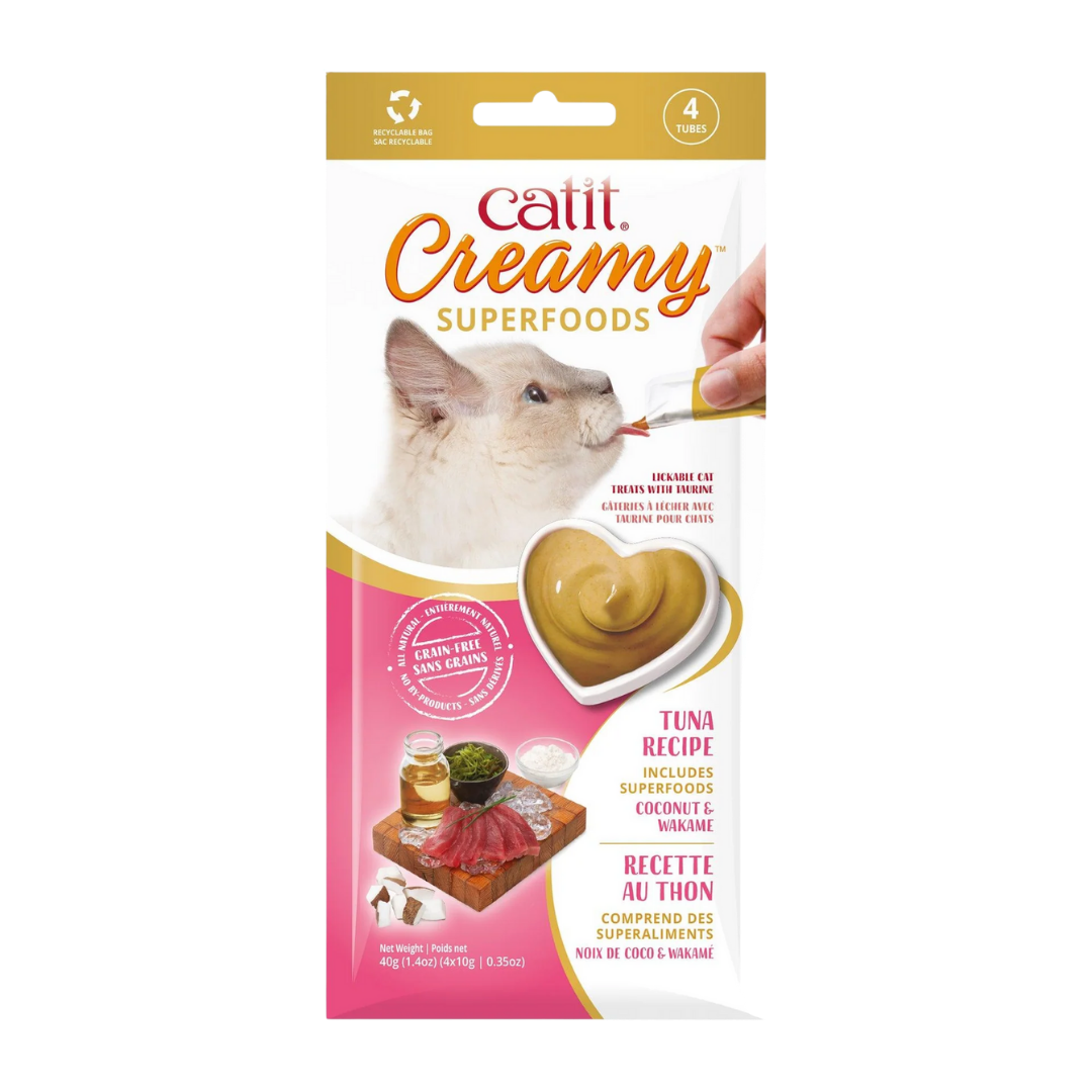 Catit Creamy Superfoods Tuna, Coconut & Wakame / 40g