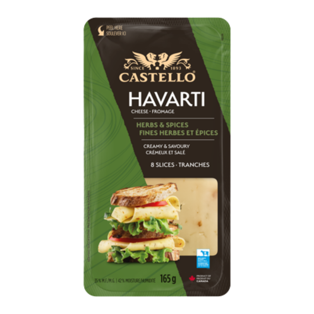 Castello Havarti Sliced Herb & Spices / 165g