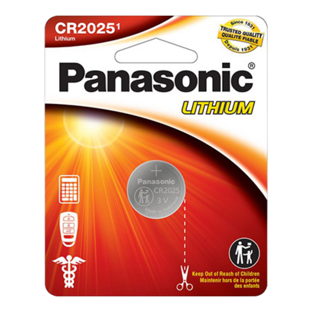 Panasonic Batteries CR2025 / 1pk