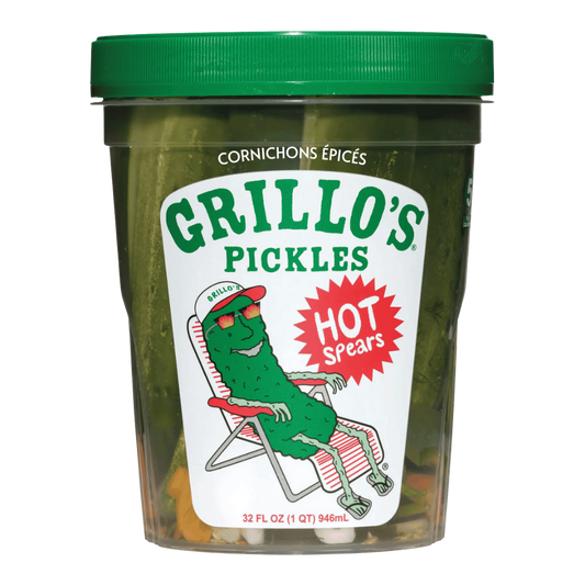 Grillo's Pickle Hot Spears / 946mL