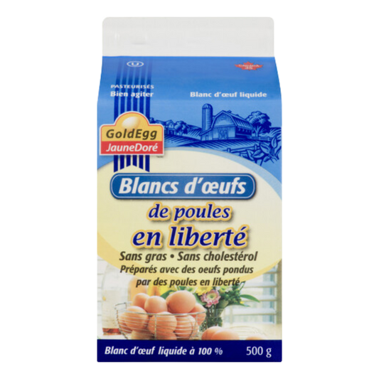 GoldEgg Blancs d'Oeufs de Poules en Liberté / 500g